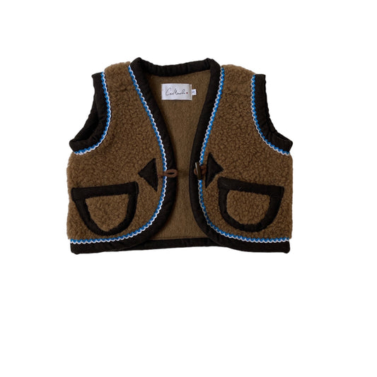 Almas Kids brown/blue white