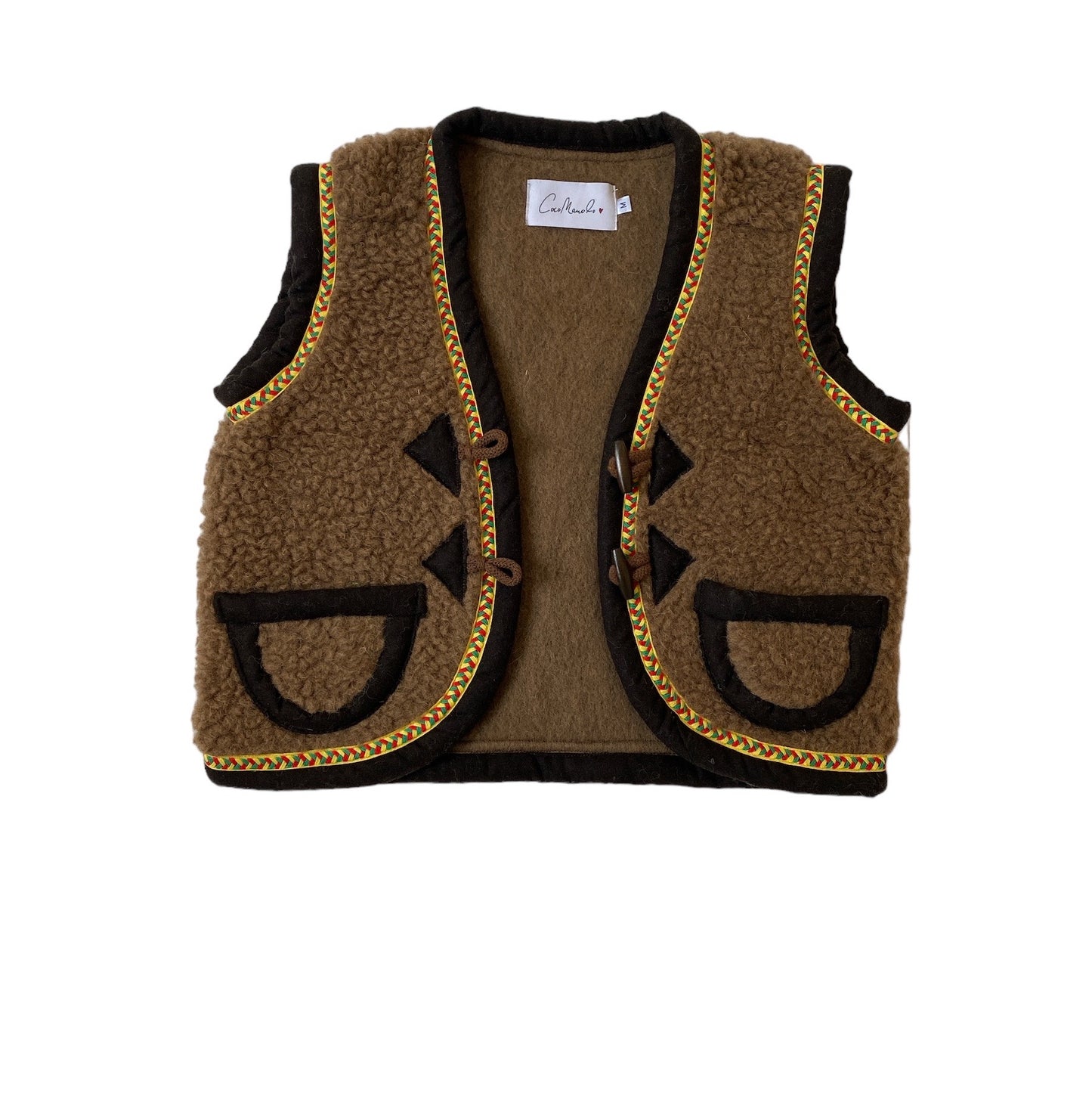 Almas Kids brown/yellow multi