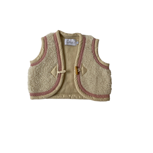 Almas Kids nature/rose knit