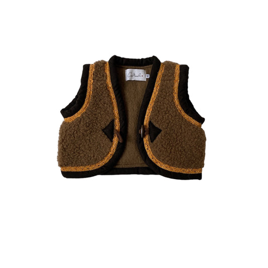 Almas Kids brown/orange knit