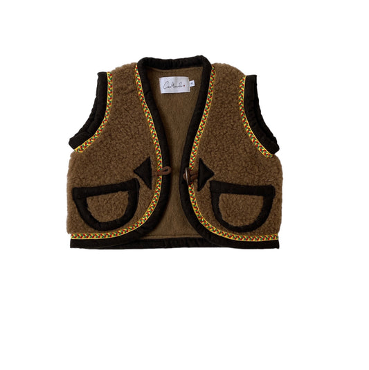 Almas Kids brown/yellow multi