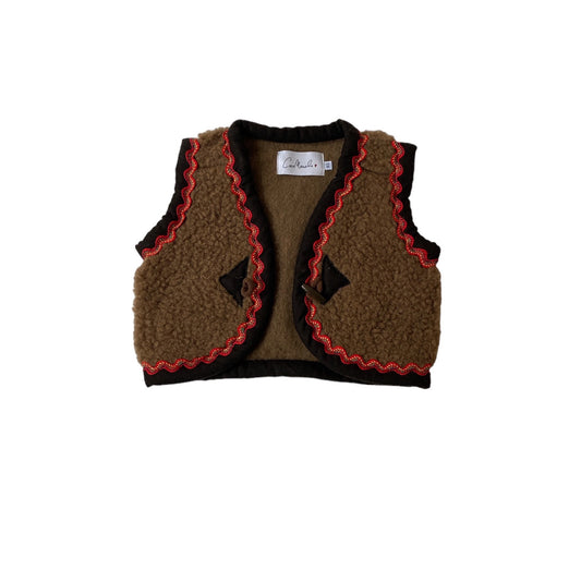 Almas Kids brown/red multi