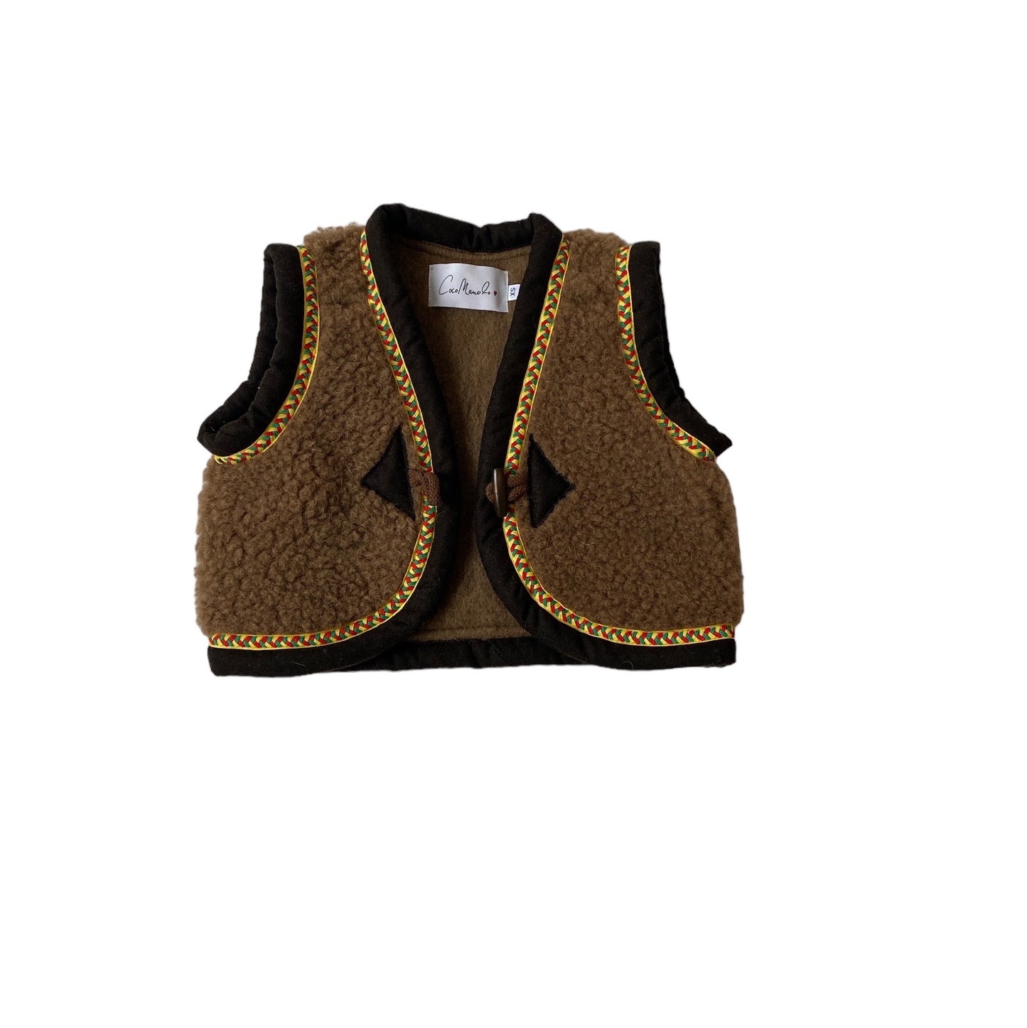 Almas Kids brown/yellow multi