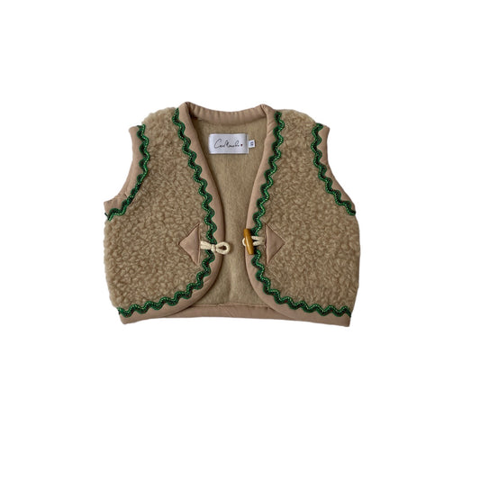 Almas Kids beige/green multi