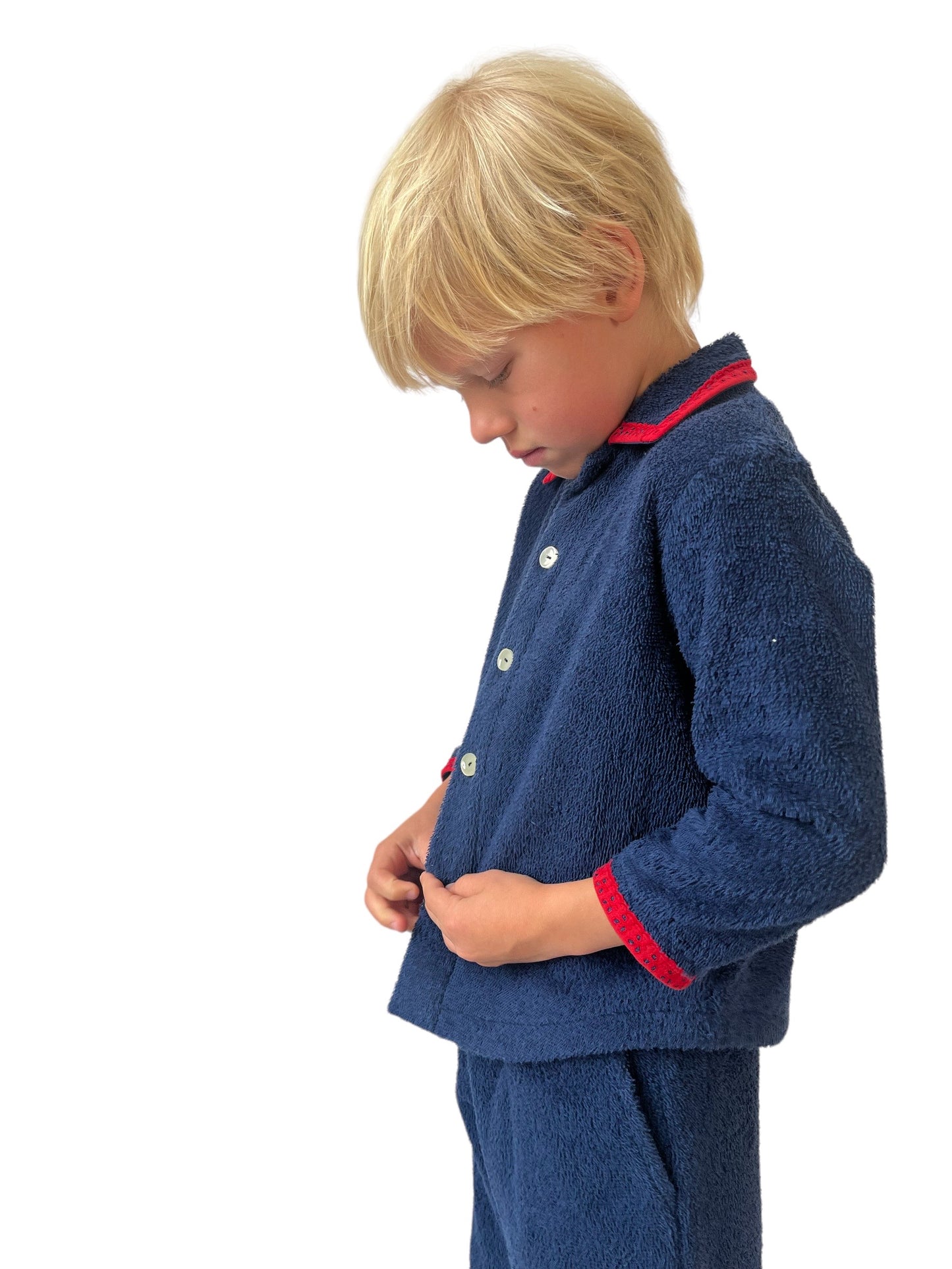 Frottee Kids Jacket blue