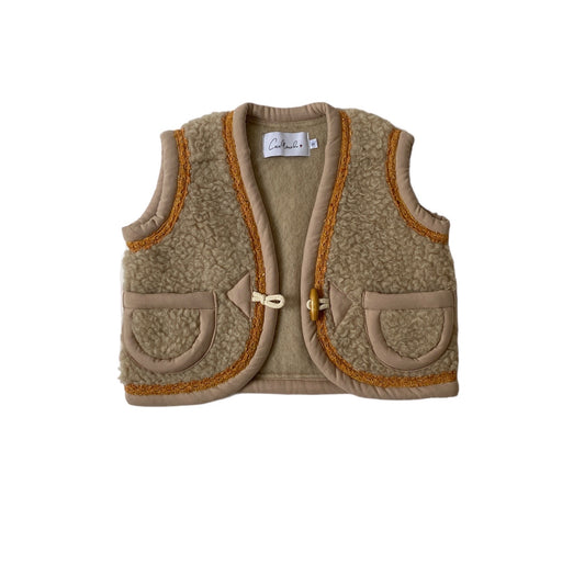 Almas Kids beige/orange knit