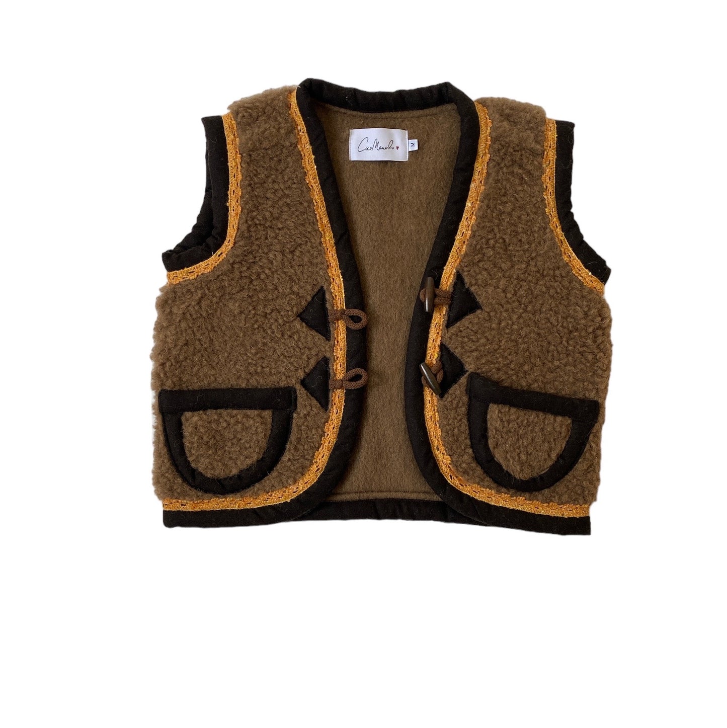 Almas Kids brown/orange knit