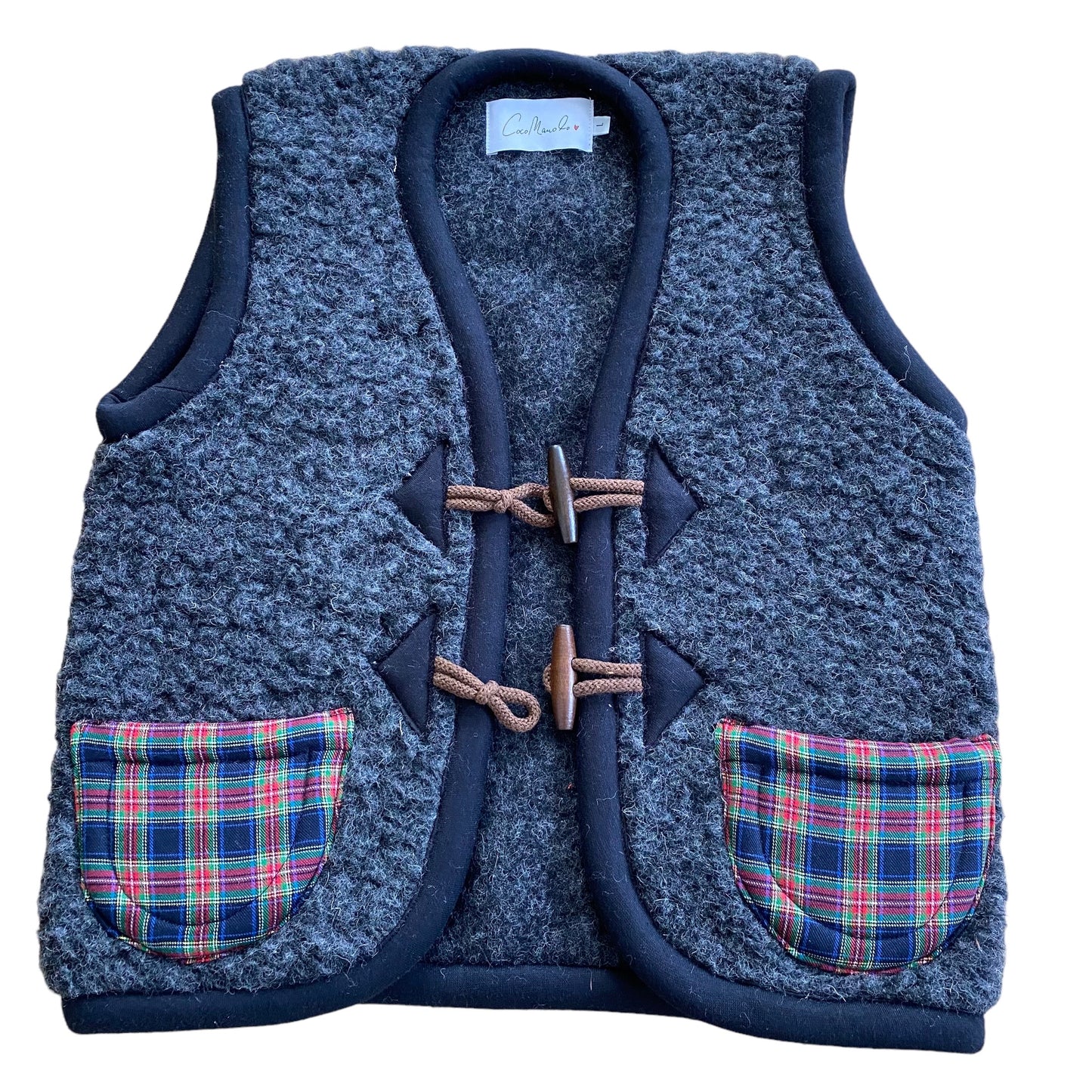 Spring Almas Kids blue/red check