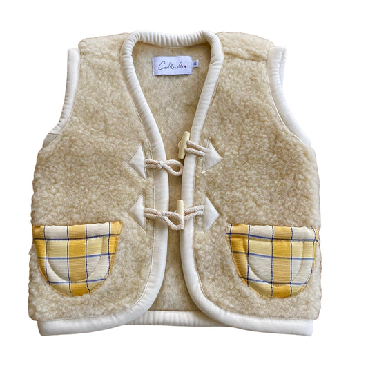 Spring Almas Kids nature/yellow check