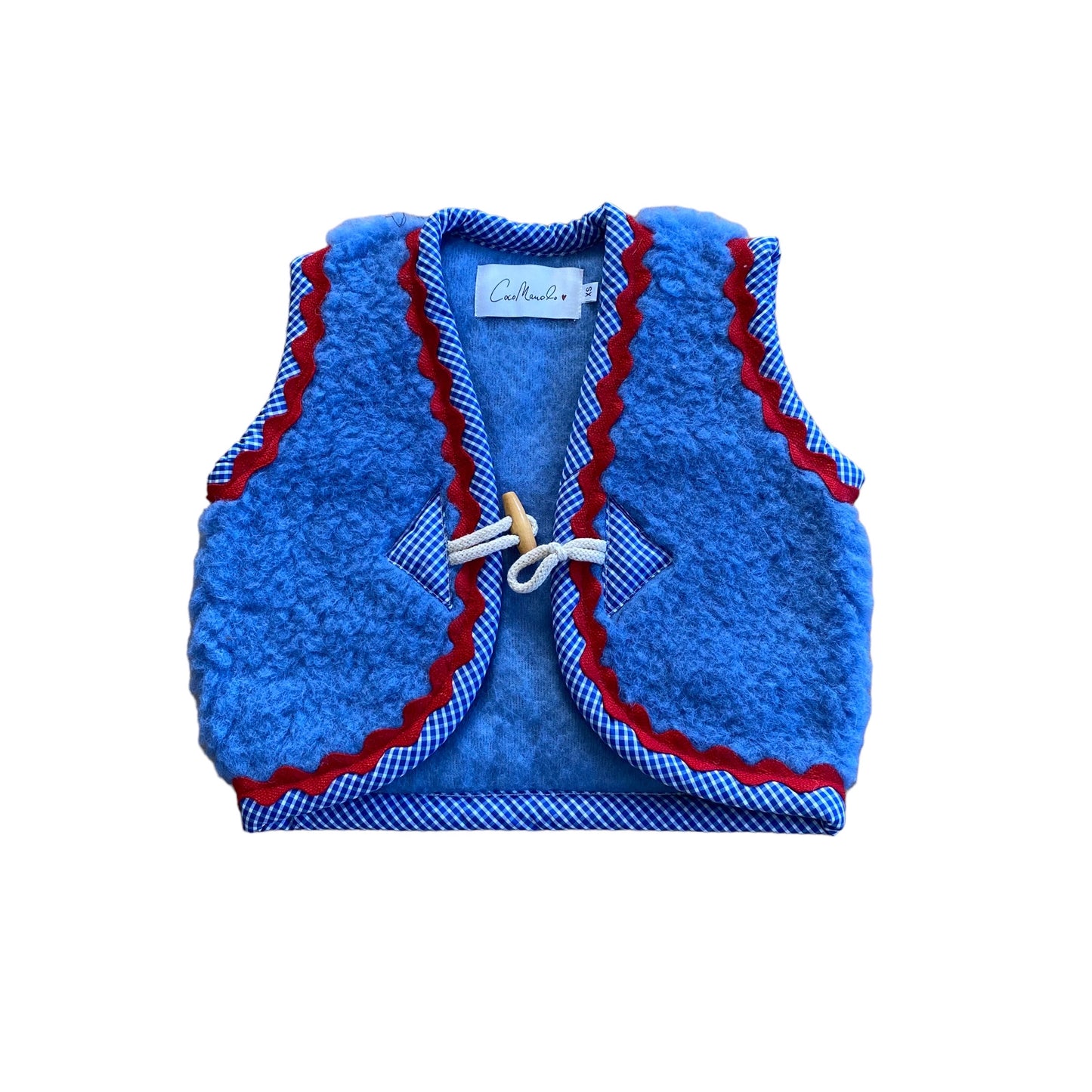 Spring Almas Kids blue/red zikzak